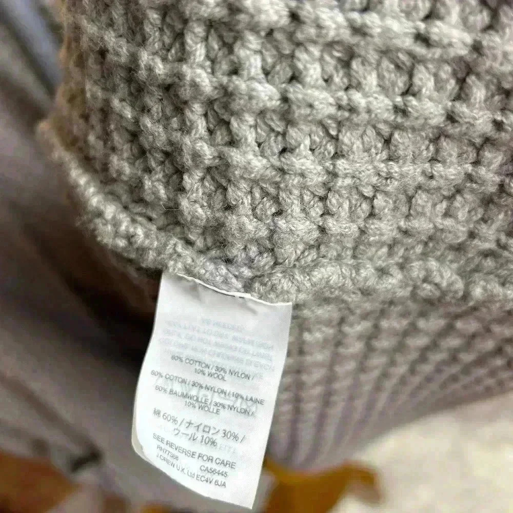 *Madewell Waffle Stitch Sweater Coat Cardigan Size S - Picture 8 of 9